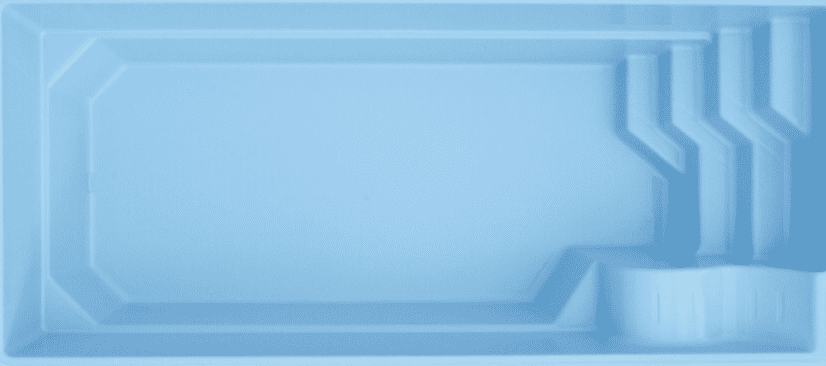 swim comfort pool with lounger