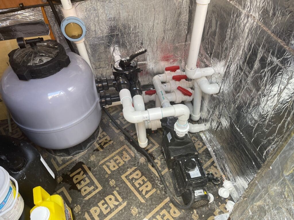 swimming pool plant room