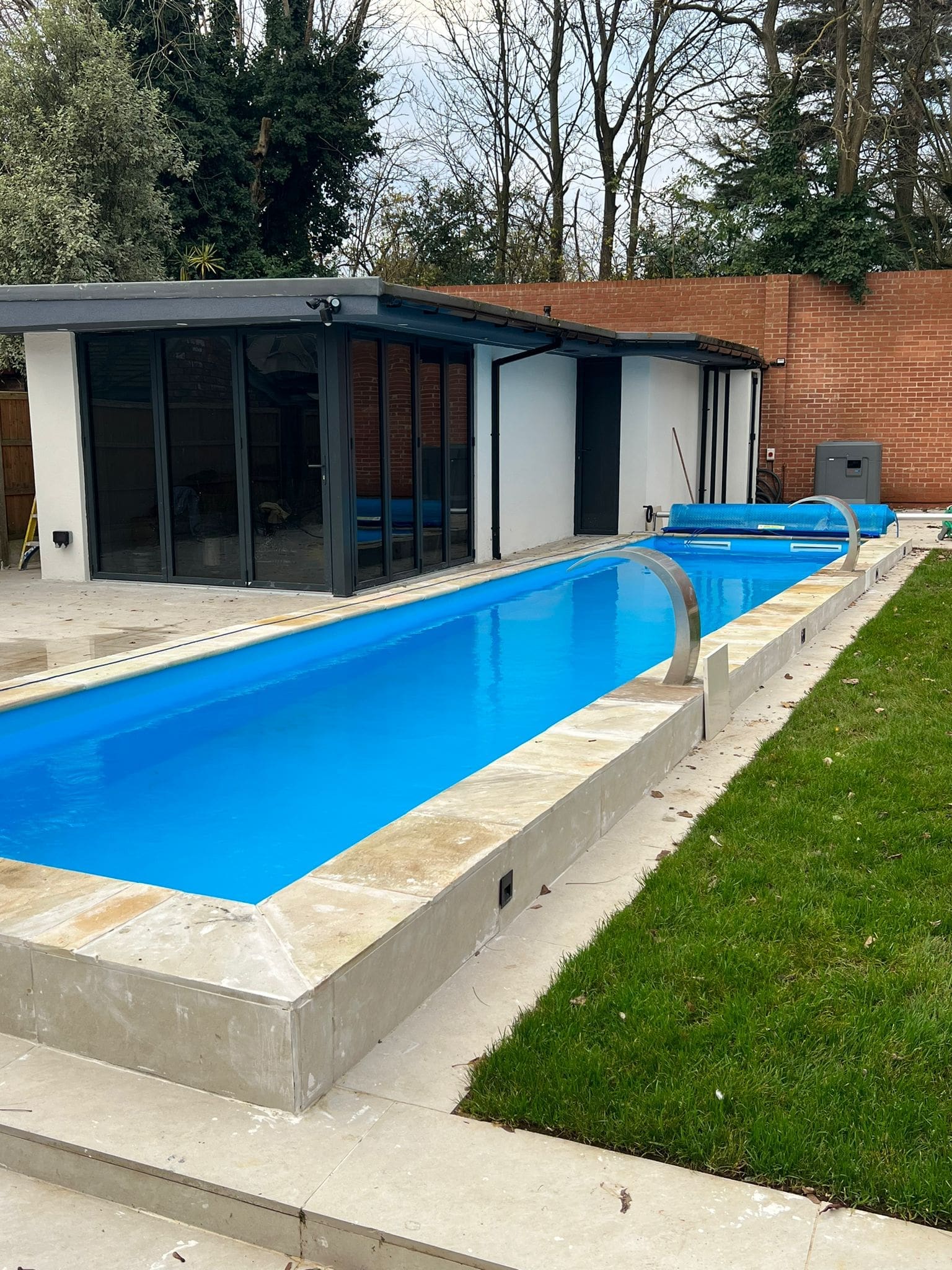 bespoke dura polymer on site 12m lap pool