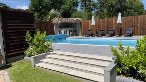 Sycillia Swimming Pool 8m x 3.75m x 1.5m Package Deal Sycillia Swimming Pool 8m x 3.75m x 1.5m Package Deal