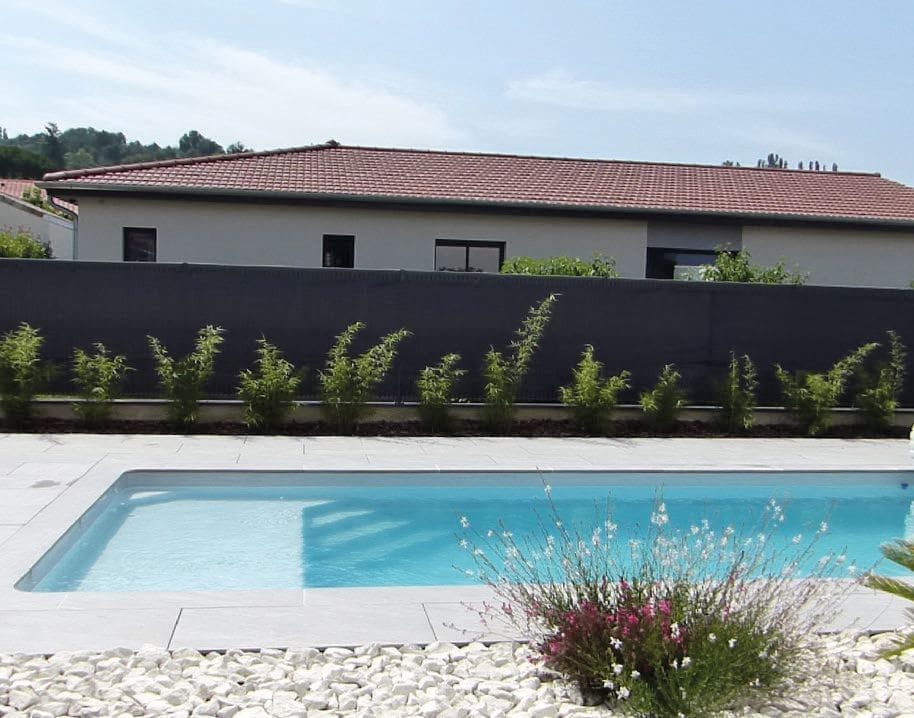 Relaxation Pool within a landscaped garden
