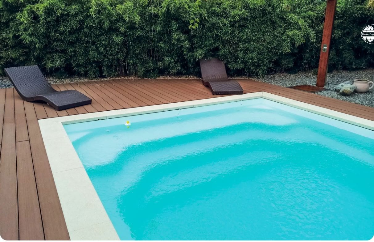 Evolving fibreglass swimming pool