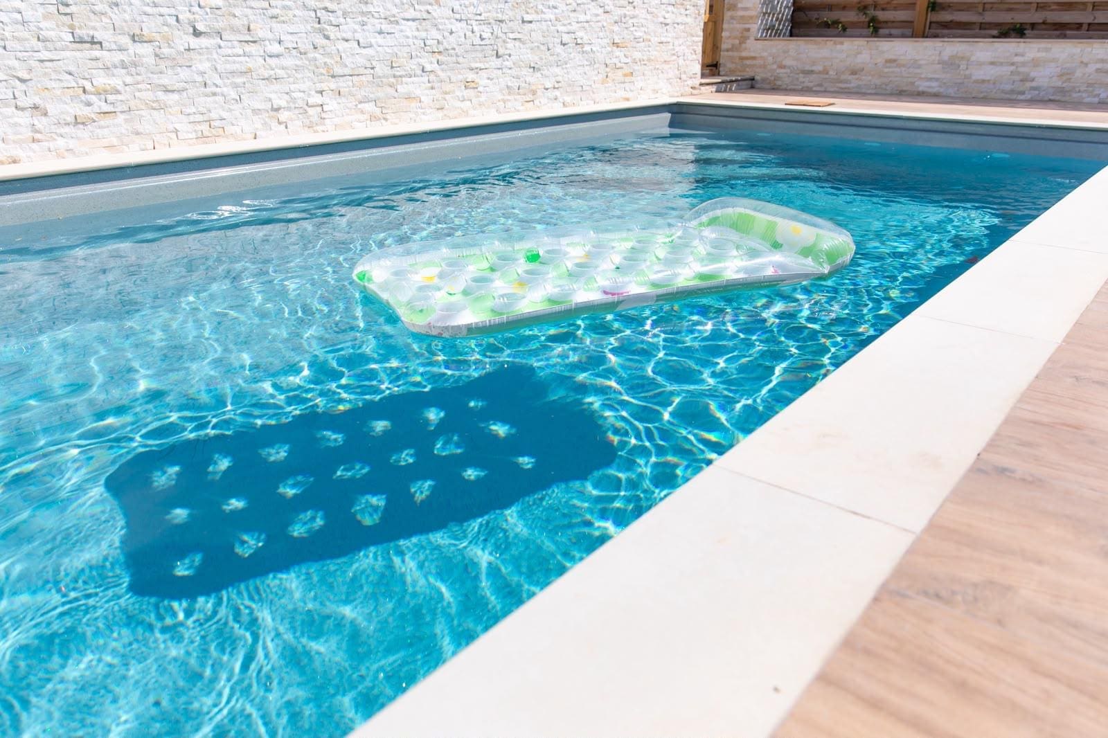Final view of the completed Sycillia swimming pool project