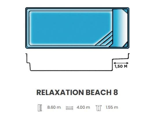 Relaxation Pool in a modern garden setting