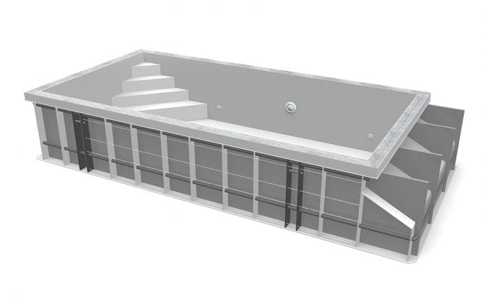 Unique Stone Dura Polymer PLUS Infinity Pool
