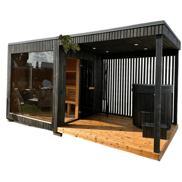 The Benefits of Outdoor Saunas: Relaxation and Wellness in Nature Family Home Sauna Terrace