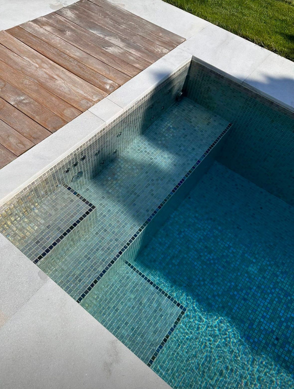 Mosaic tile pool sample
