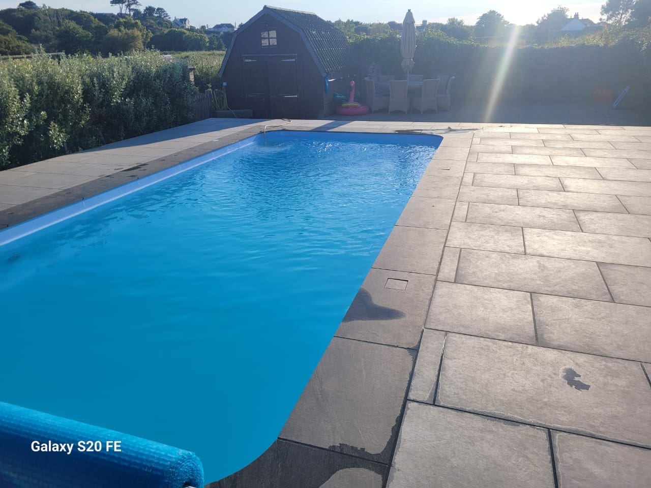Marina 8 metre swimming pool project in Guernsey