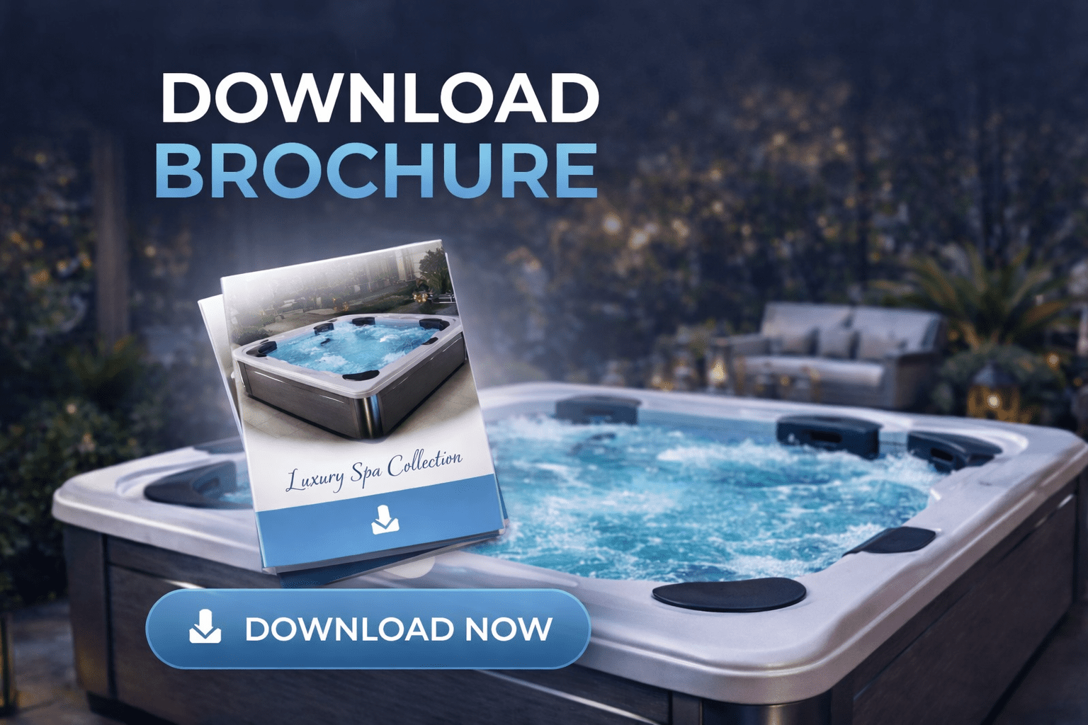 Hot tub brochure